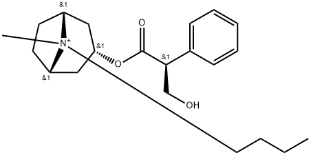 (1R,3r,5S,8R)-8-butyl-3-(((S)-3-hydroxy-2-phenylpropanoyl)oxy)-8-methyl-8-azabicyclo[3.2.1]octan-8-ium