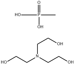 Methane phosphoric acid, salt of triethanolamine Struktur