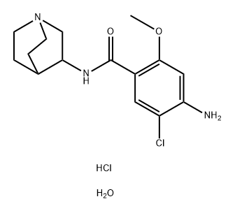 Zacopride hydrochloride [USAN:INN] 结构式