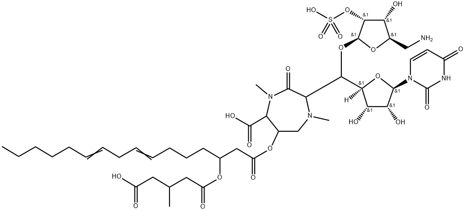 Liposidomycin A (9CI) Struktur