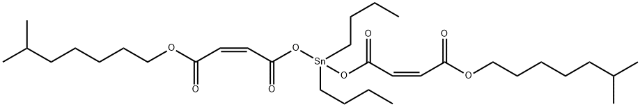 双(马来酸单辛酯)二正丁基锡,99759-67-8,结构式