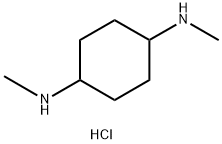 1,4-Cyclohexanediamine, N1,N4-dimethyl-, hydrochloride (1:2) Struktur