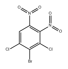 2-Bromo-1,3-dichloro-4,5-dinitro-benzene 化学構造式