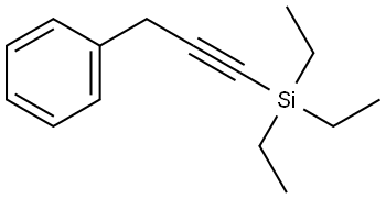 3-(Triethylsilyl)-2-propyn-1-yl]benzene Structure