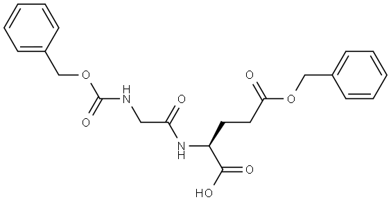 L-Glutamic acid, N-[(phenylmethoxy)carbonyl]glycyl-, 25-(phenylmethyl) ester (9CI),100736-69-4,结构式