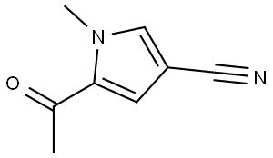 5-acetyl-1-methyl-1H-pyrrole-3-carbonitrile,1007583-51-8,结构式