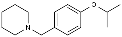 1-[[4-(1-Methylethoxy)phenyl]methyl]piperidine Structure