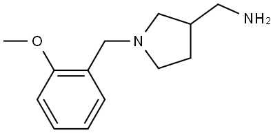 (1-(2-methoxybenzyl)pyrrolidin-3-yl)methanamine Structure