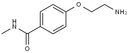 Benzamide, 4-(2-aminoethoxy)-N-methyl- Structure