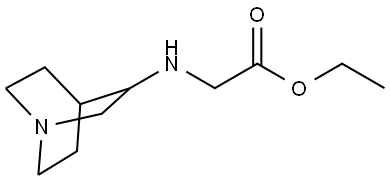 ethyl 2-(quinuclidin-3-ylamino)acetate Structure