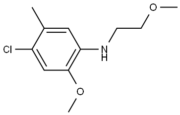 1021041-84-8 4-Chloro-2-methoxy-N-(2-methoxyethyl)-5-methylbenzenamine