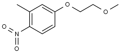 4-(2-methoxyethoxy)-2-methyl-1-nitrobenzene 结构式