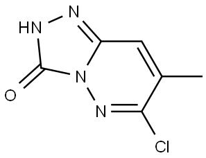 6-chloro-7-methyl-2H,3H-[1,2,4]triazolo[4,3-b]pyridazin-3-one Struktur