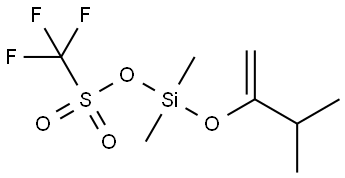二甲基(2-甲基-1-亚甲基丙氧基)硅烷基 三氟甲磺酸盐,1026694-97-2,结构式