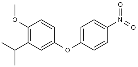 2-isopropyl-1-methoxy-4-(4-nitrophenoxy)benzene,1026864-30-1,结构式