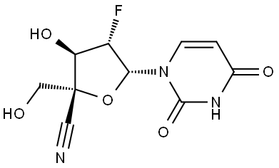 1030594-99-0 1,2-DIDEOXY-1-(3,4-DIHYDRO-2,4-DIOXO-1(2H)-PYRIMIDINYL)-2-FLUORO-4-C-(HYDROXYMETHYL)-Α-L-XYLOFURANURONONITRILE