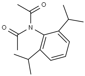 Acetamide, N-acetyl-N-[2,6-bis(1-methylethyl)phenyl]- Structure