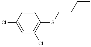 103754-34-3 butyl(2,4-dichlorophenyl)sulfane