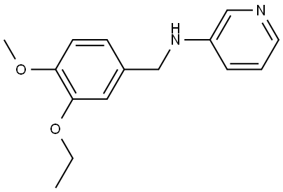 N-[(3-Ethoxy-4-methoxyphenyl)methyl]-3-pyridinamine Struktur