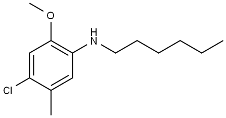 1040040-18-3 4-Chloro-N-hexyl-2-methoxy-5-methylbenzenamine