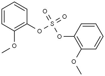 Phenol, 2-methoxy-, 1,1'-sulfate Structure