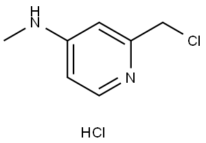 2-(氯甲基)-N-甲基吡啶-4-胺 盐酸盐, 104969-55-3, 结构式