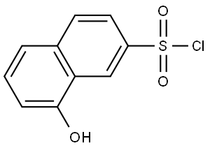 2-Naphthalenesulfonyl chloride, 8-hydroxy-,104969-99-5,结构式