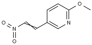 2-Methoxy-5-(2-nitroethenyl)pyridine Structure