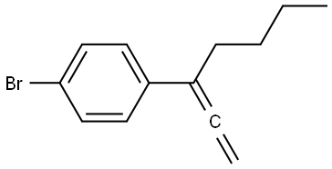 1-bromo-4-(hepta-1,2-dien-3-yl)benzene,1057675-16-7,结构式