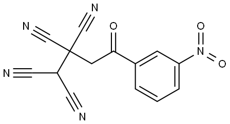 4-(3-nitrophenyl)-4-oxobutane-1,1,2,2-tetracarbonitrile Structure