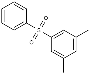 1,3-Dimethyl-5-(phenylsulfonyl)benzene 结构式