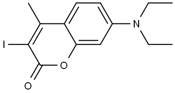 7-(diethylamino)-3-iodo-4-methyl-2H-chromen-2-one