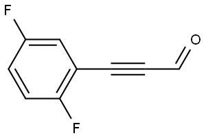 3-(2,5-Difluorophenyl)-2-propynal 结构式