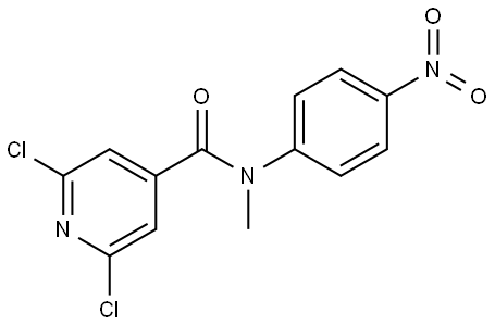 2,6-dichloro-N-methyl-N-(4-nitrophenyl)isonicotinamide,1094564-15-4,结构式