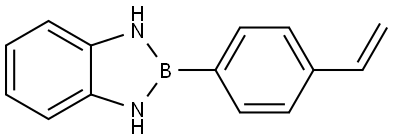 2-(4-Ethenylphenyl)-2,3-dihydro-1H-1,3,2-benzodiazaborole 结构式