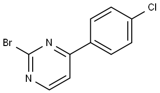 2-bromo-4-(4-chlorophenyl)pyrimidine,1108736-78-2,结构式