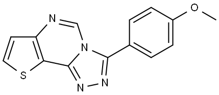 3-(4-methoxyphenyl)thieno[2,3-e][1,2,4]triazolo[4,3-c]pyrimidine Structure