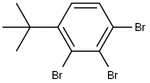 1,2,3-Tribromo-4-(1,1-dimethylethyl)benzene 结构式