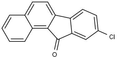 9-chloro-11H-benzo[a]fluoren-11-one Struktur