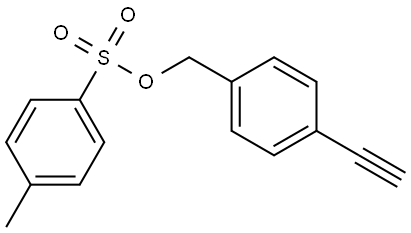 Benzenemethanol, 4-ethynyl-, 1-(4-methylbenzenesulfonate) Structure