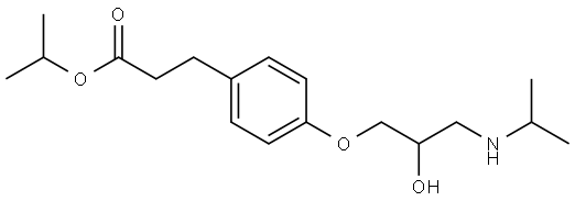 盐酸艾司洛尔杂质2,116144-60-6,结构式