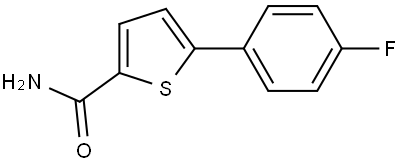 5-(4-Fluorophenyl)-2-thiophenecarboxamide Structure