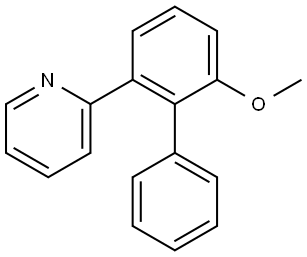 2-(6-Methoxy-[1,1'-biphenyl]-2-yl)pyridine Structure