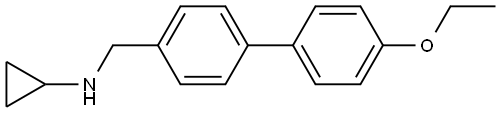 N-Cyclopropyl-4'-ethoxy[1,1'-biphenyl]-4-methanamine 结构式