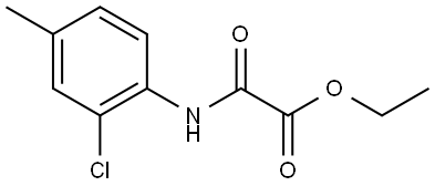 Ethyl 2-[(2-chloro-4-methylphenyl)amino]-2-oxoacetate Structure