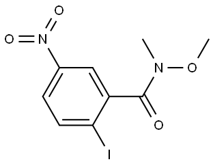 2-iodo-N-methoxy-N-methyl-5-nitrobenzamide|