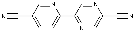 5,5'-Dicyano-2-(2'-pyridyl)pyrazine Structure