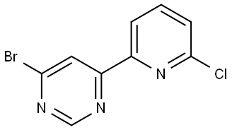 4-Bromo-6-(6'-chloro-2'-pyridyl)pyrimidine|