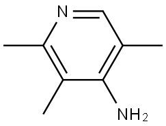 2,3,5-trimethylpyridin-4-amine 化学構造式