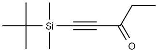 1-[(1,1-Dimethylethyl)dimethylsilyl]-1-pentyn-3-one,1199257-74-3,结构式